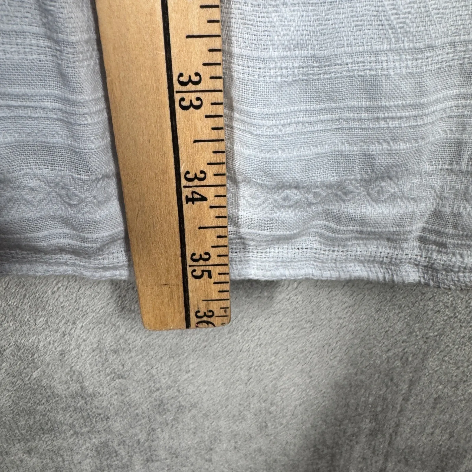 Tantrums Boho Dress Women's L Light Blue Cotton Lace‎ Trim Summer Festival Size L - Image 8