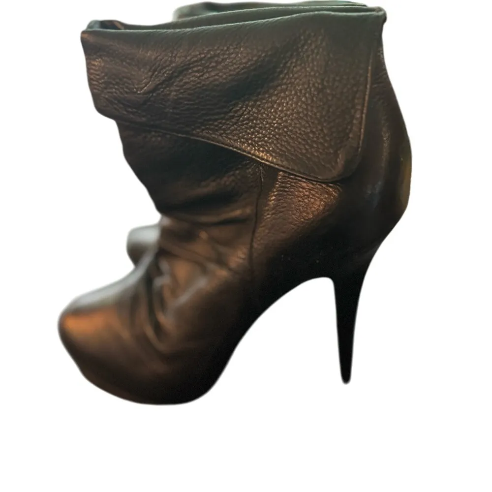 Steve Madden Leather Booties, 8‎ - Image 3