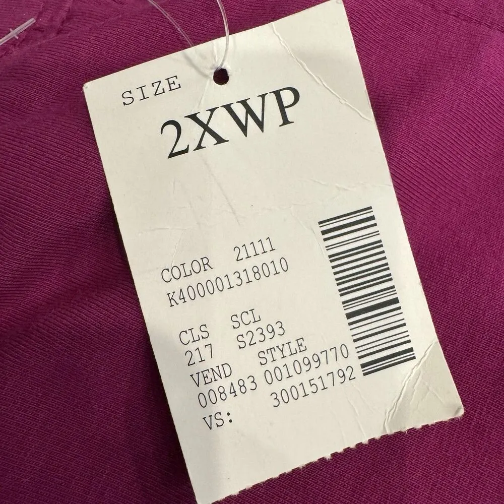 Catherines Pants 2XWP Suprema Cotton-Spandex Pants Pull On Knit Pockets 22/24WP - Image 5