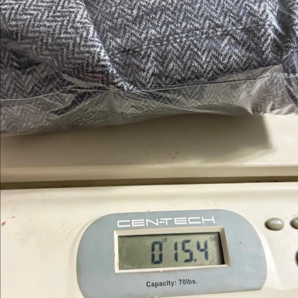 ANN TAYLOR LOFT herringbone blazer grey two button front wool blend womens small - Image 8