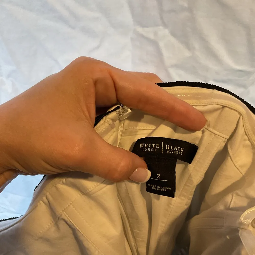 White House Black Market Strapless A-Line Cocktail Dress - Image 2