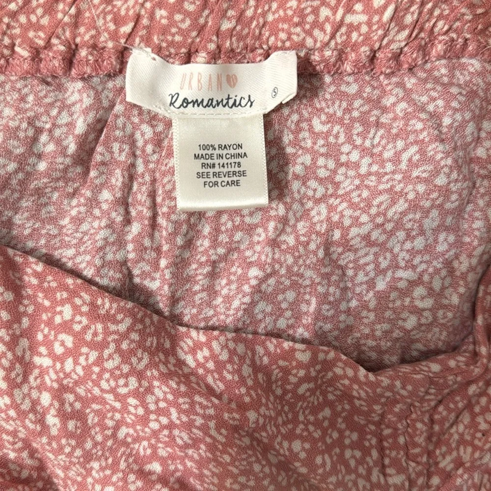 Urban Romantics  Ruched Drawstring Ruffle Mini Skirt - Image 5