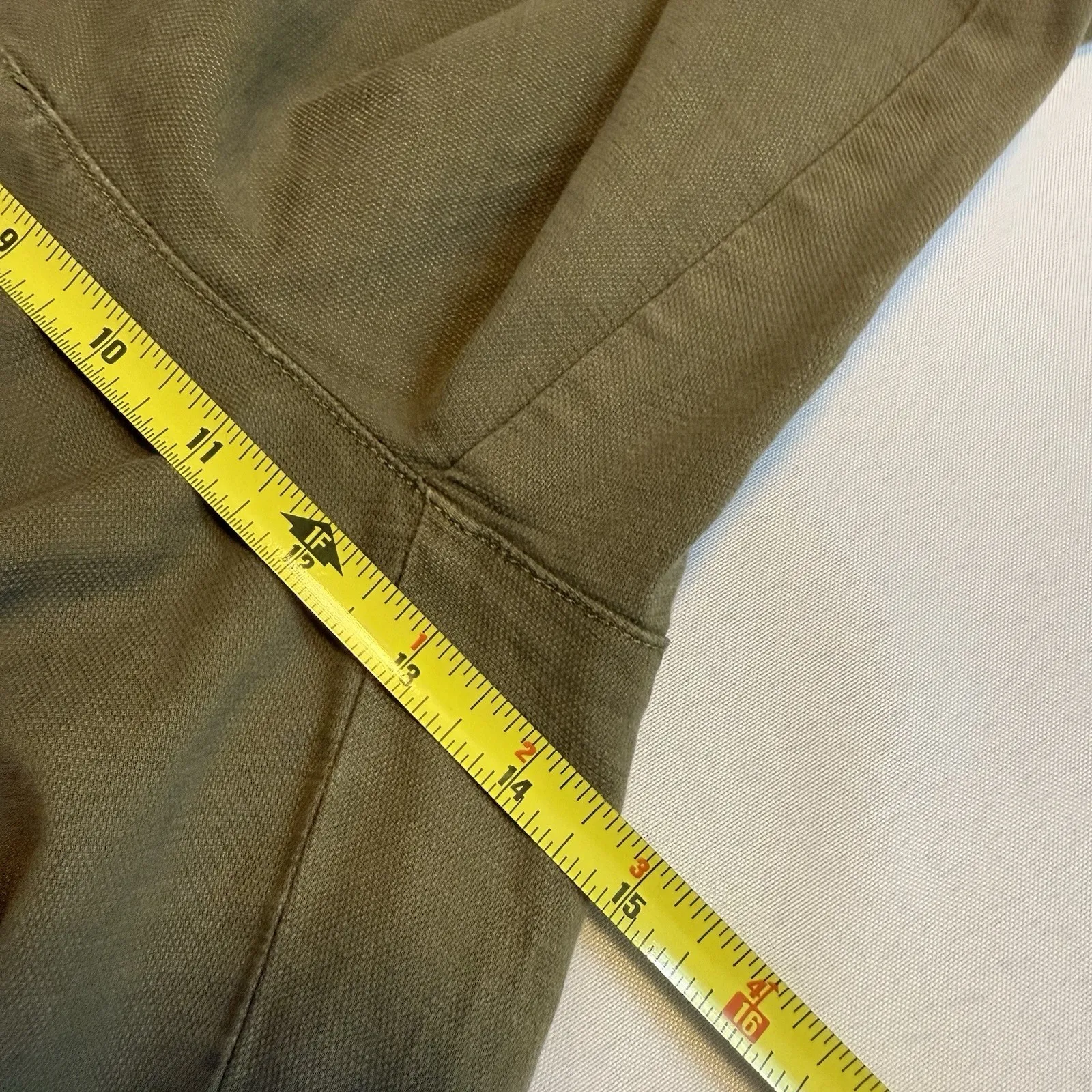 Eileen Fisher Organic Cotton Tencel Blend Casual Ankle Pant‎ Straight Leg Trendy - Image 10