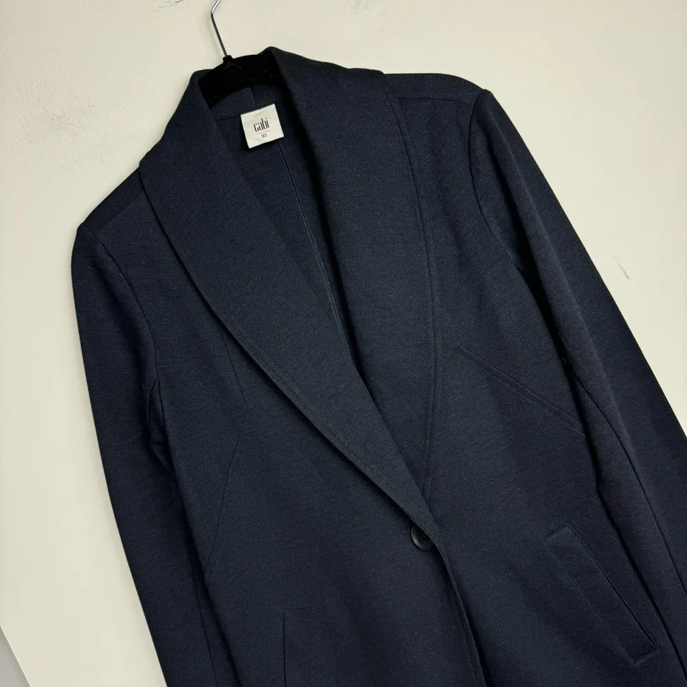 Cabi Harbor Navy Blazer Duster Jacket Sz XS - Image 5