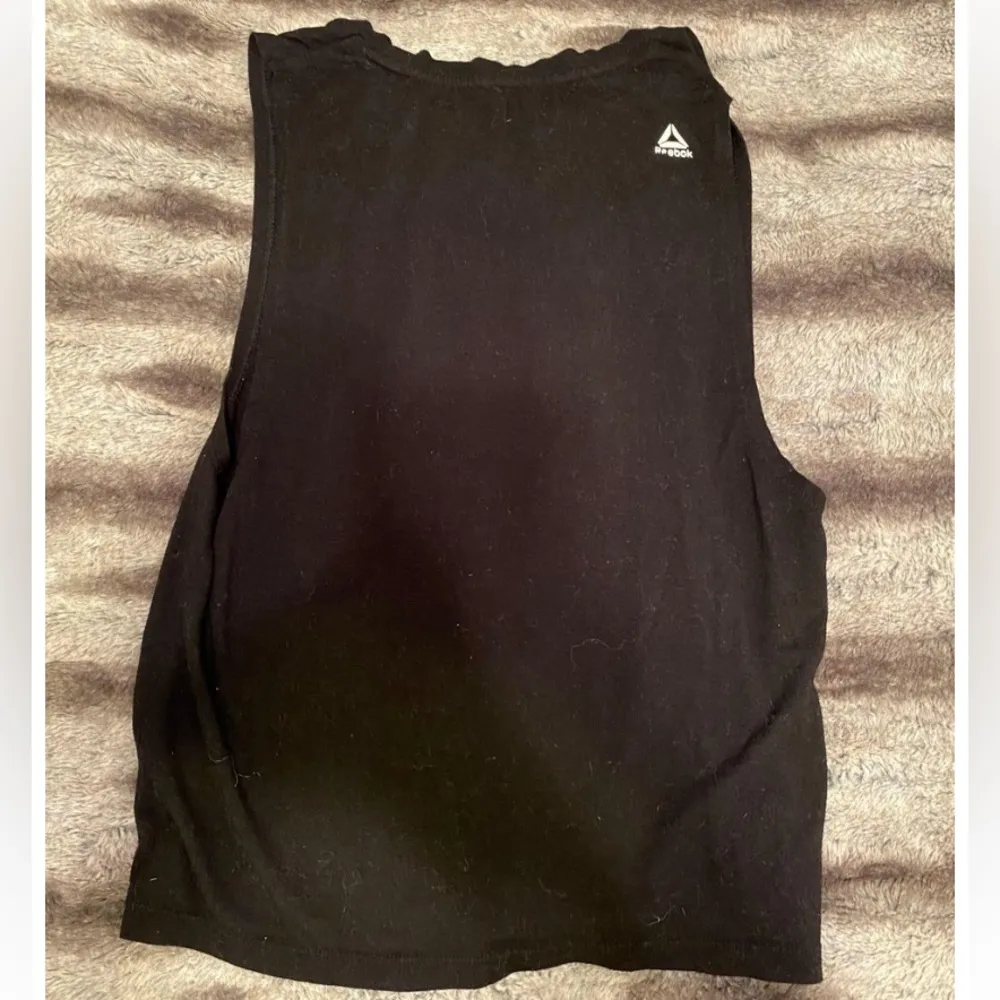 Black Reebok Workout Muscle Tank - Image 2