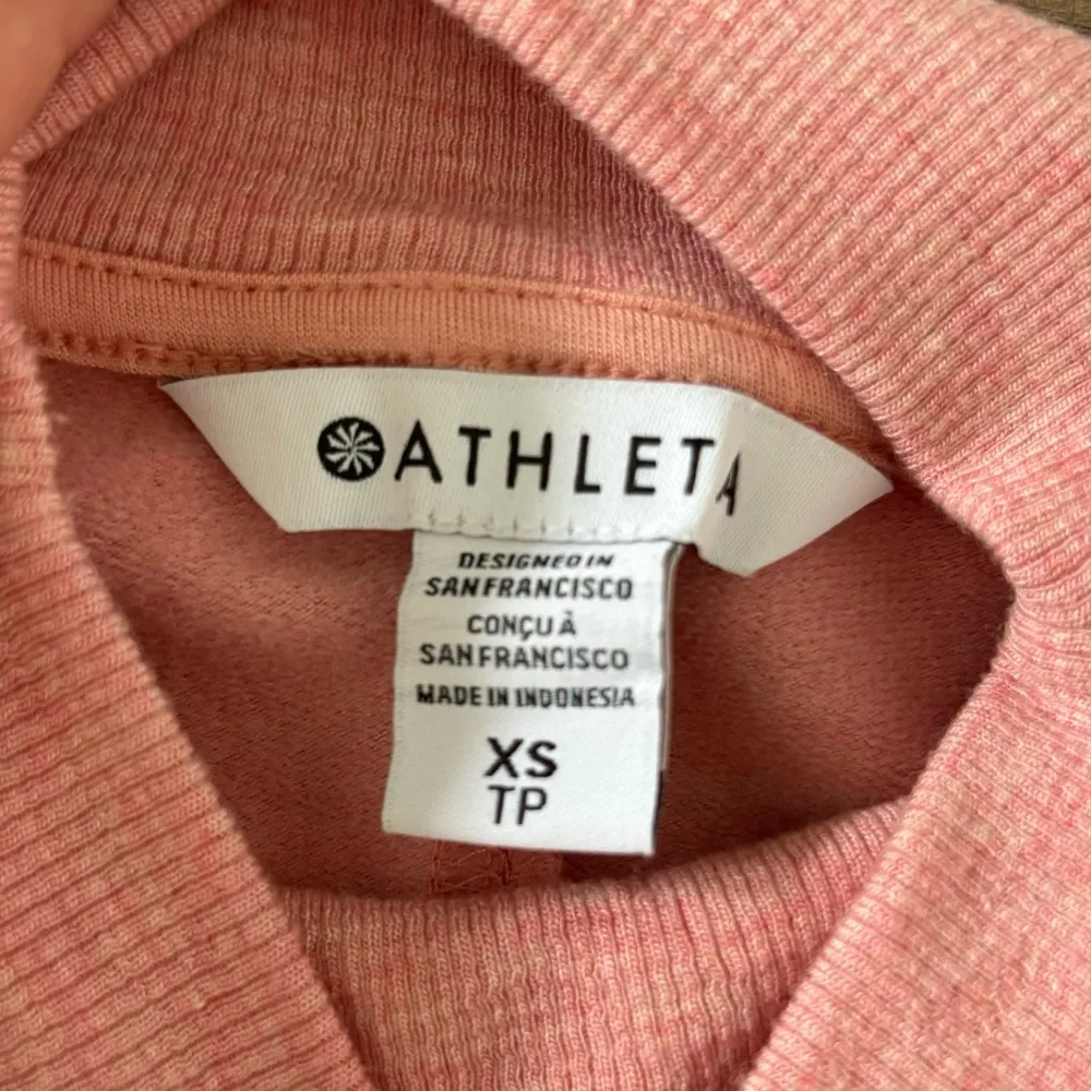 athleta apollo pink long sleeve pullover sweatshirt - Image 6