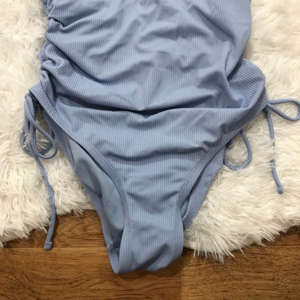 Time & Tru Ribbed One Piece Bathing Suit  - Image 4