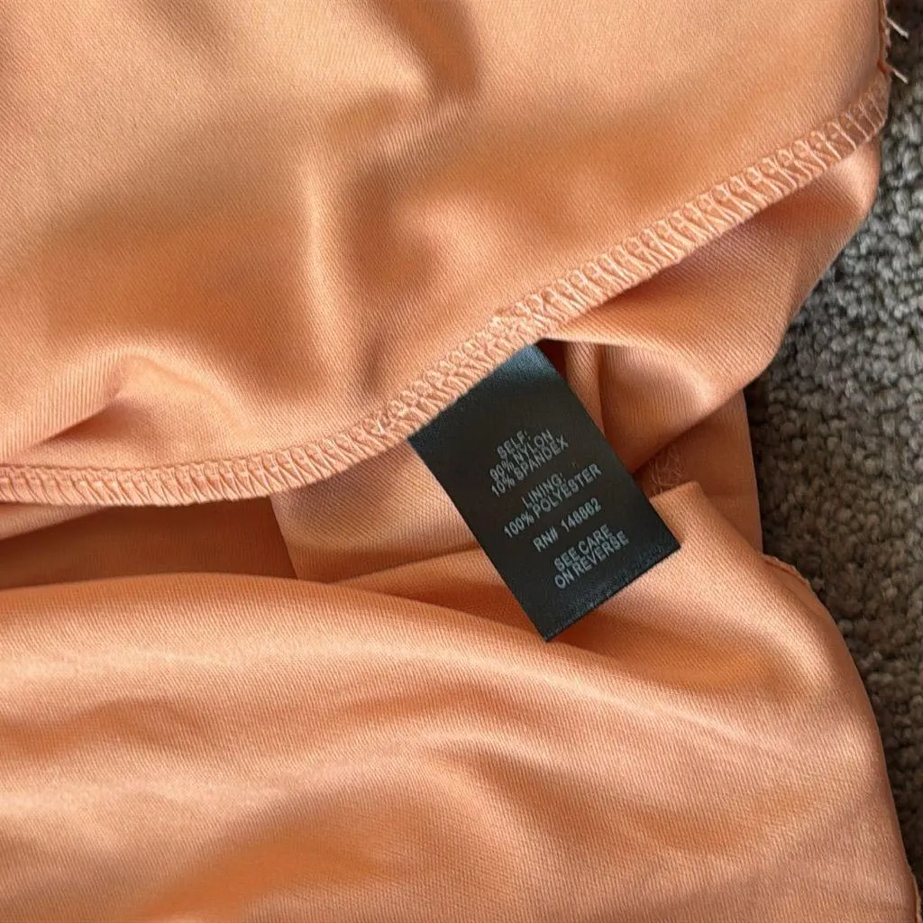 Torrid Peach Bloom Midi Lace Off Shoulder Skater Dress SIZE 3X - Image 5