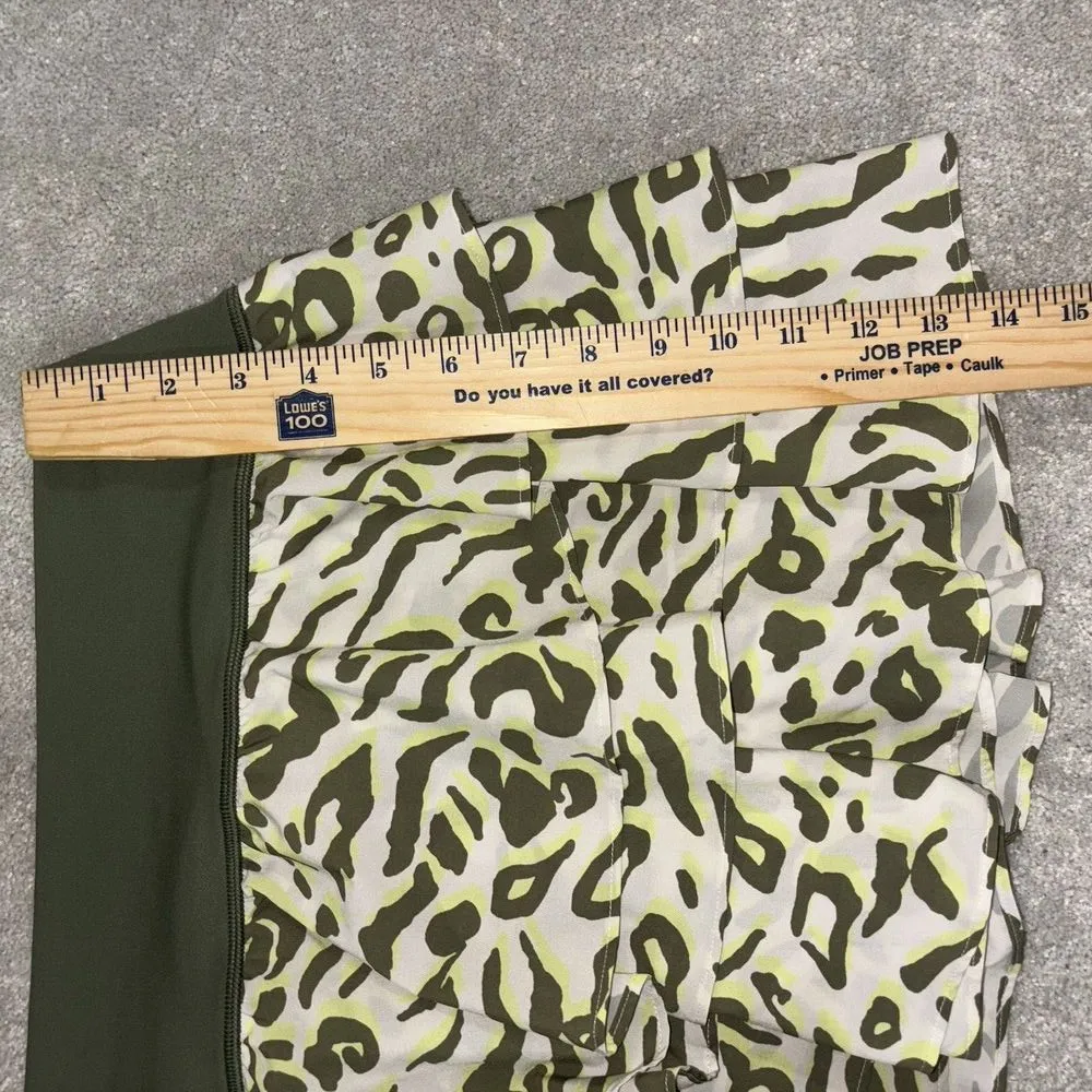 Aerie Offline Maggie Ruffle Tennis Skirt Olive Green Skort Womens‎ Size Medium - Image 5