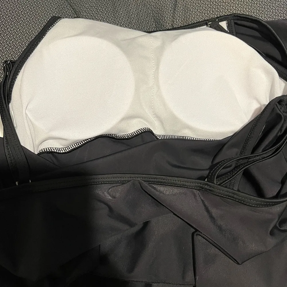 Jinyong Black Maternity one piece swimsuit Small NWT - Image 10