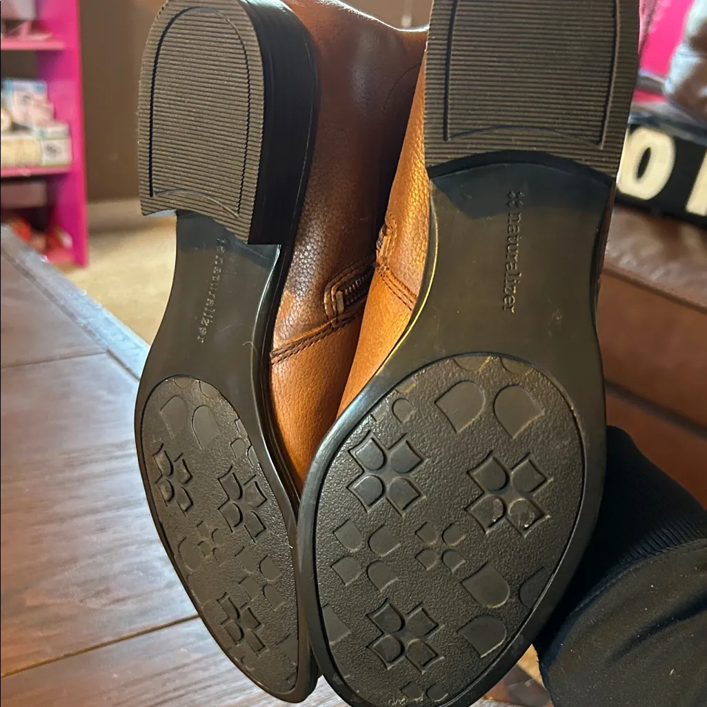 Naturalizer Tan Leather Boots - Image 7