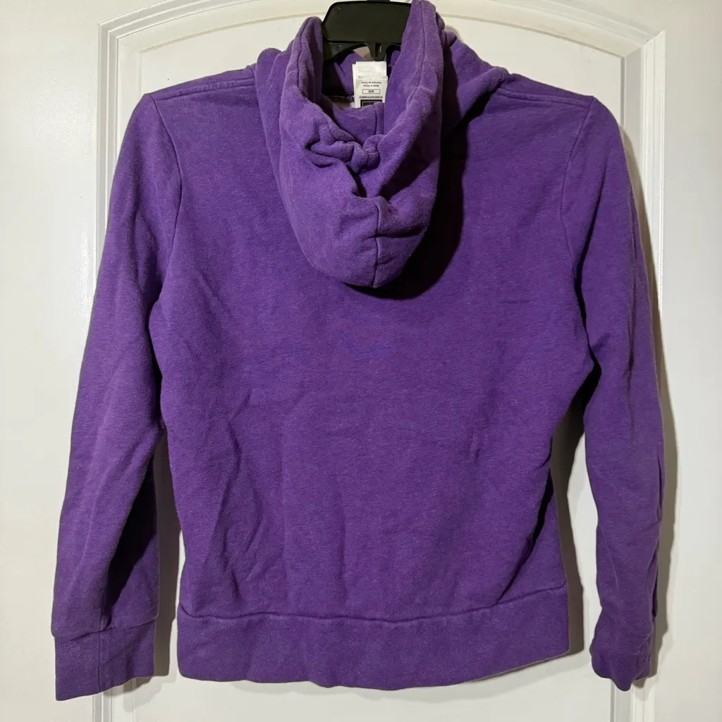 The North Face Purple Hoodie Size M - Image 2