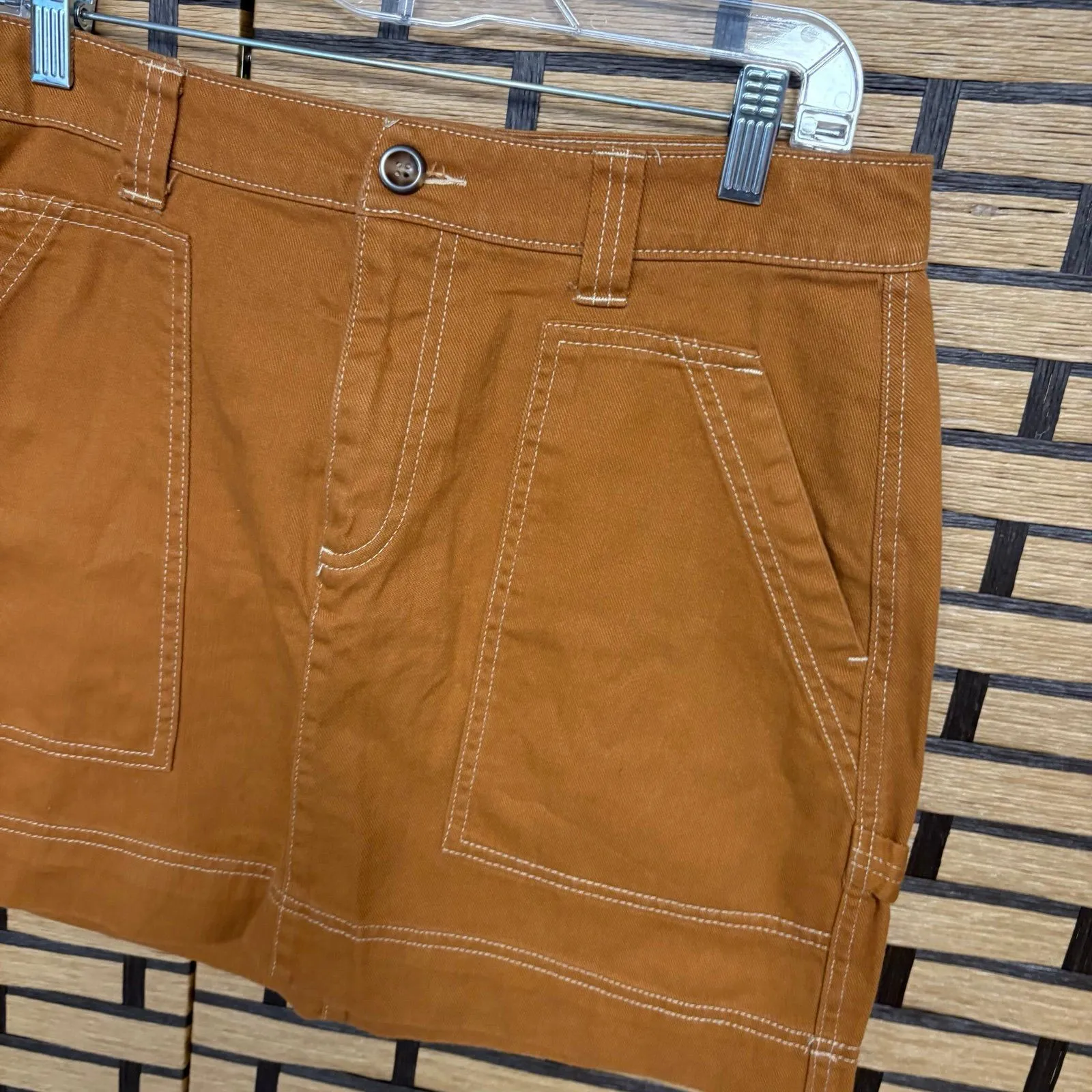 Old‎ Navy Brown Cargo Skirt Size 6 - Image 3