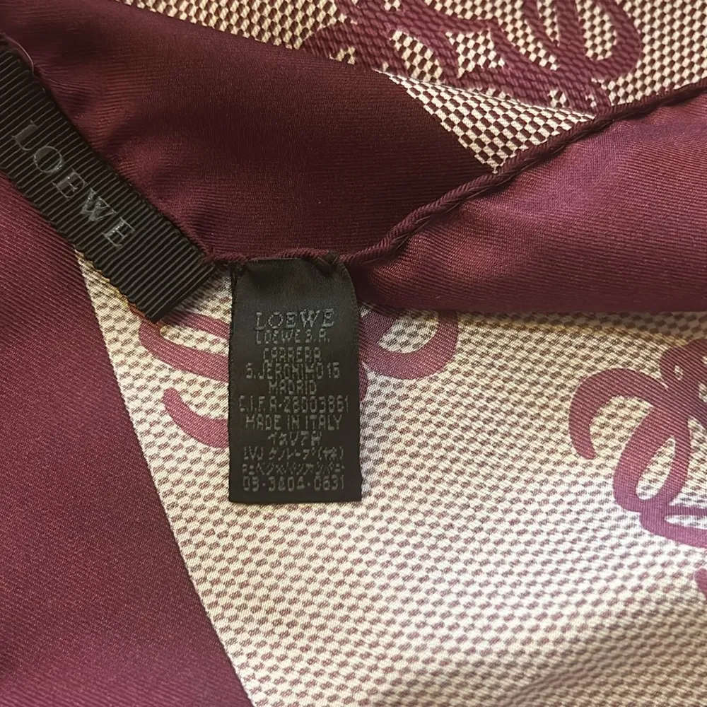 Loewe Silk Scarf - Image 6