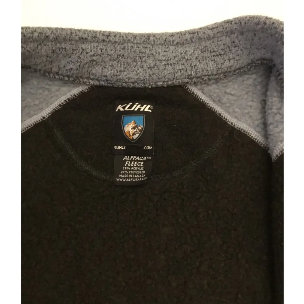 Kuhl Periwinkle/Coffee Bean Color-blocked Alfpaca Fleece Zip up Jacket S… - Image 8