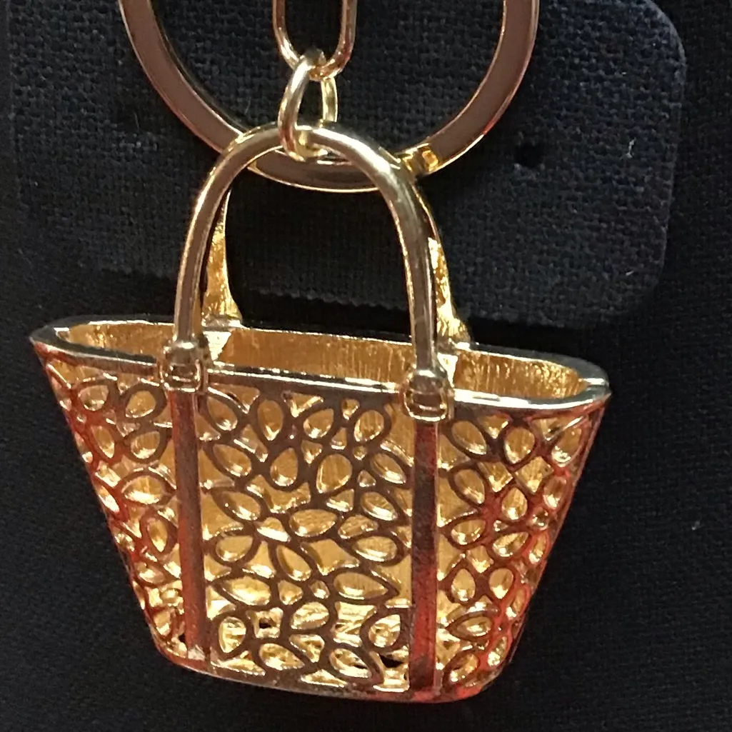 CUTE MINI RHINESTONE KEYCHAIN Blue - Image 2