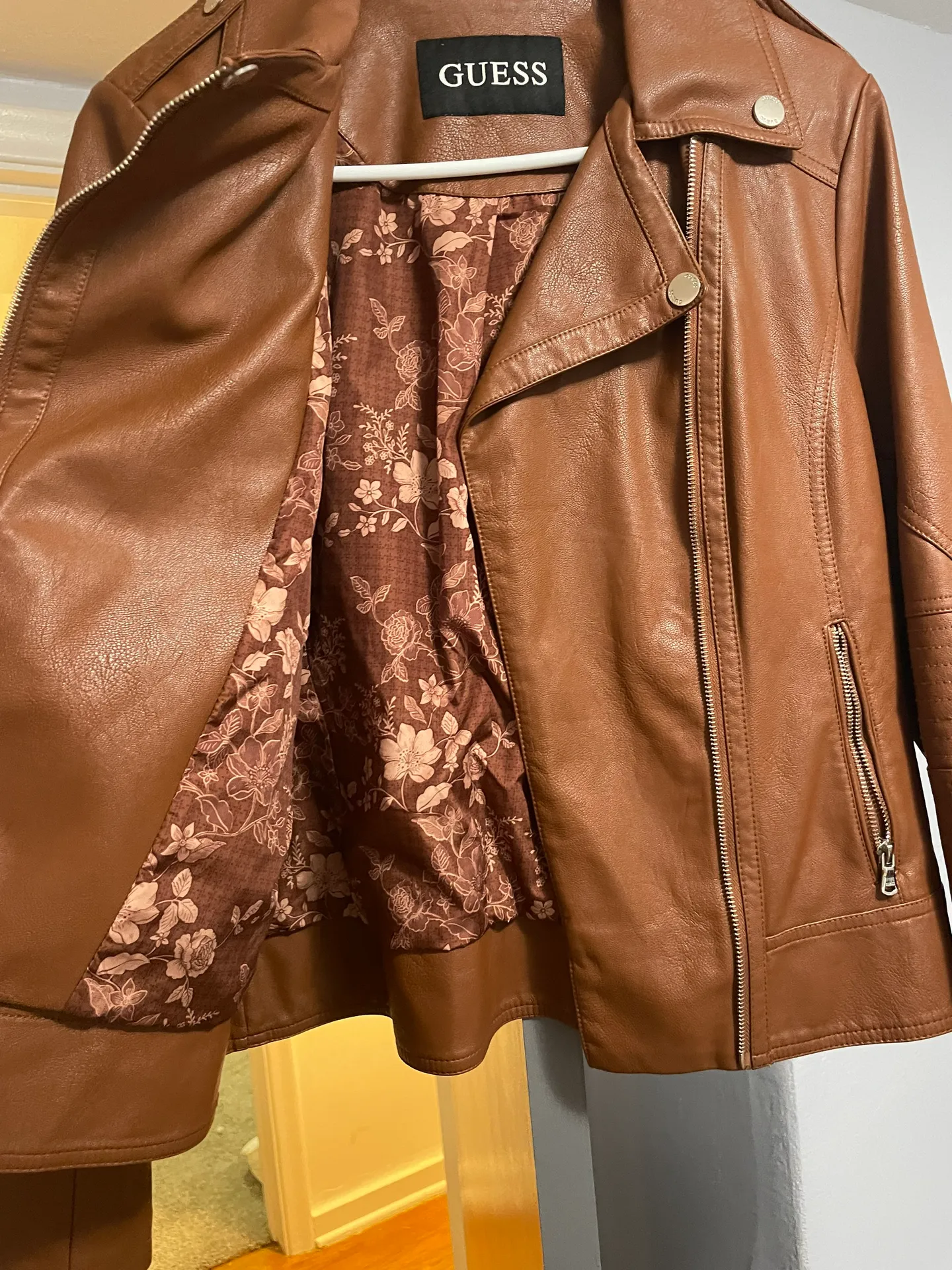 Guess Faux Leather Jacket - Image 3