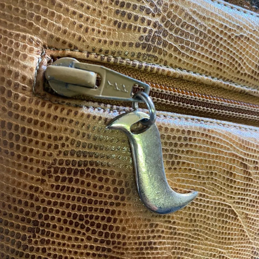 Vintage Sharif Snakeskin Crossbody Western Coastal Cowgirl Neutral Boho Chic - Image 6