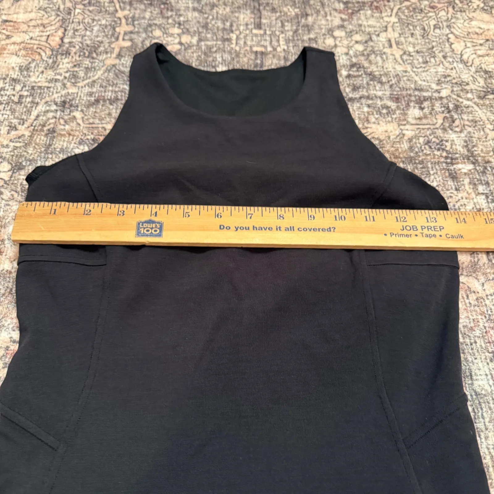 Lululemon Slim-Fit Above-Knee Dress Black Size 2 Womens LBD Athleisure Y2K - Image 7