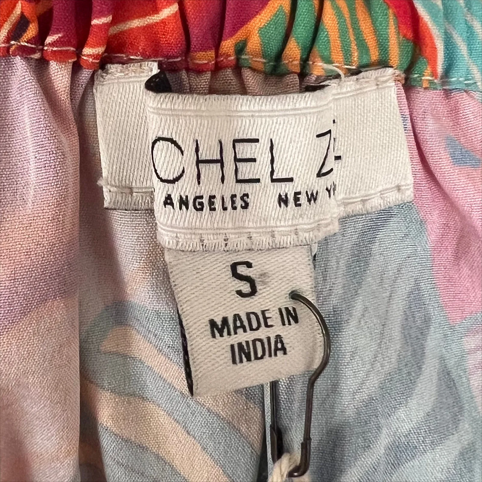 Rachel Zoe Colorful Tropical Floral Off the Shoulder Top Blouse Size Small NWT - Image 6