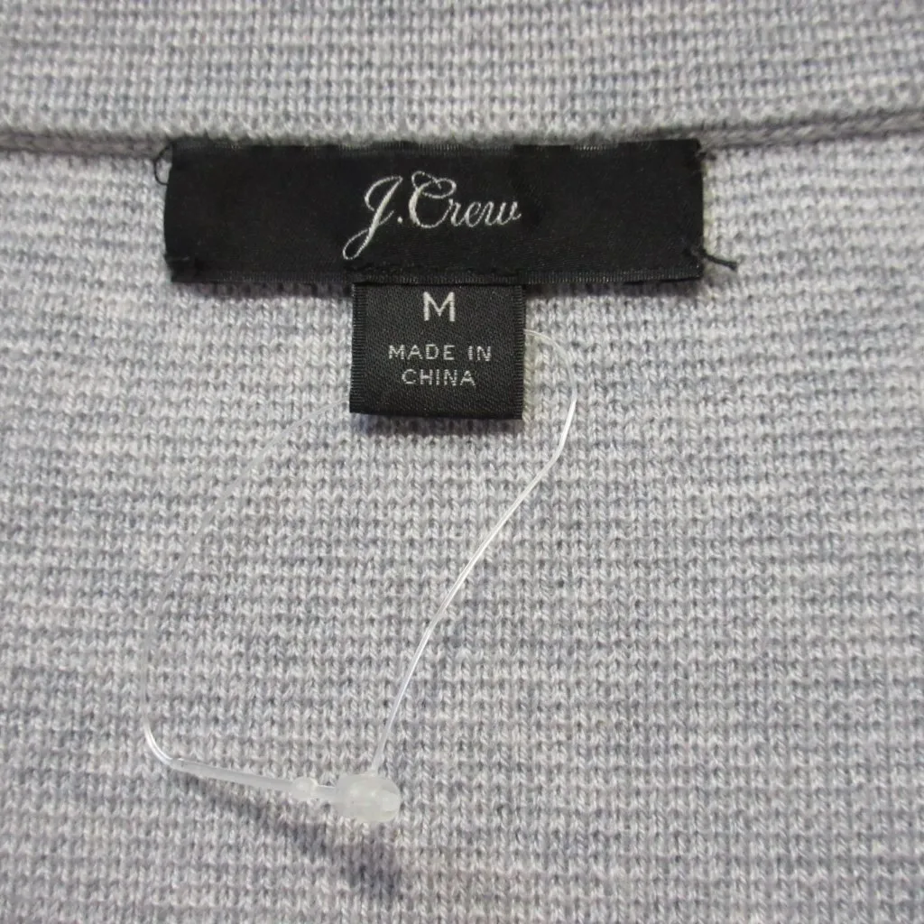 NWoT J.Crew Ella in Heather Gray Open-Front Sweater Blazer Cardigan Coat M - Image 8