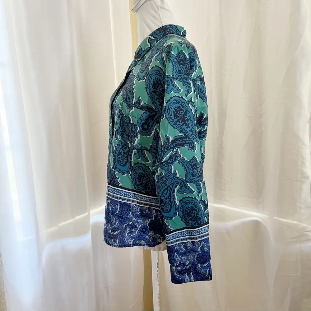 Charlie Jade polyester blouse Size Large - Image 2