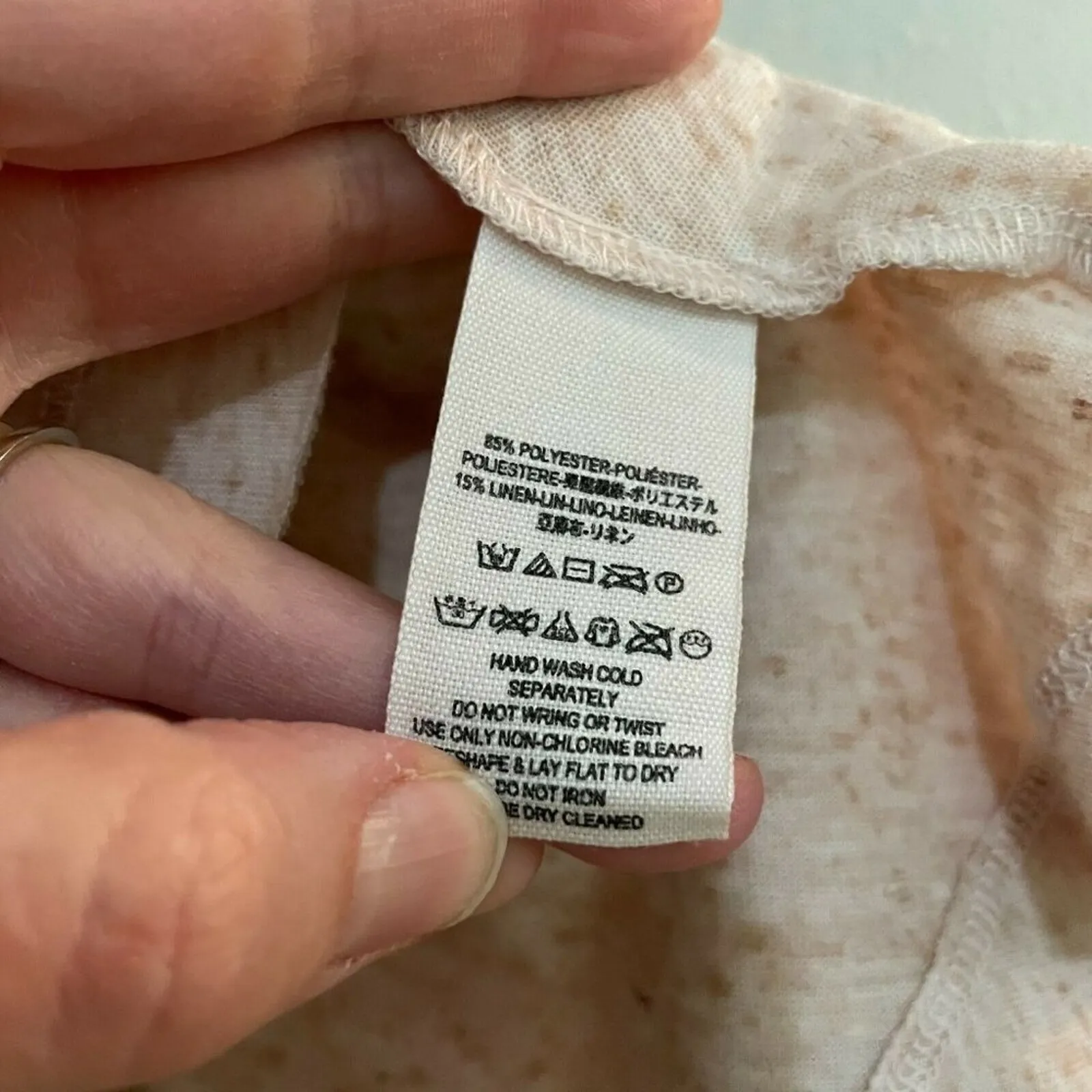 We The Free Womens Beige Regular Casual Scoop Neck Swing T-Shirt Top Size XS - Image 5