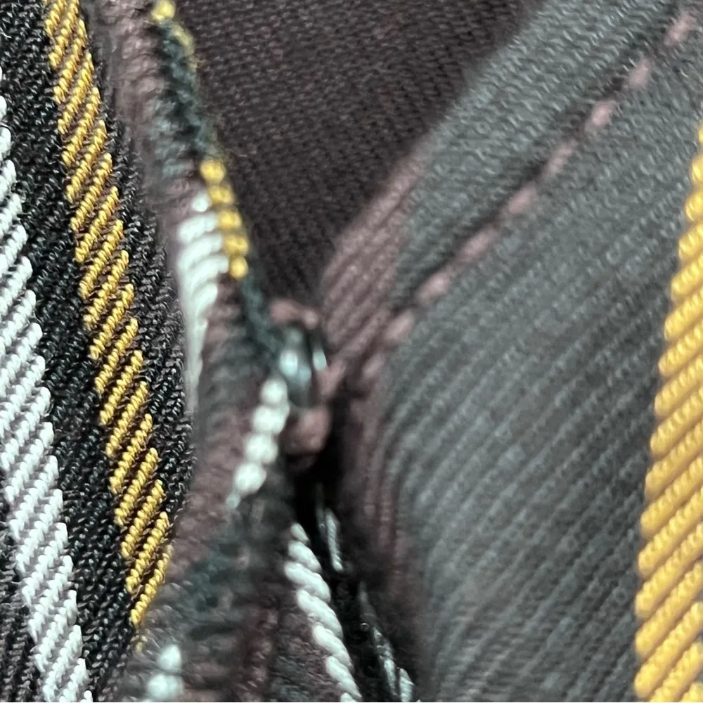 NWT Sanctuary Brown White Plaid Long Sleeve Shirt mini Dress Size 8 faux wrap - Image 6