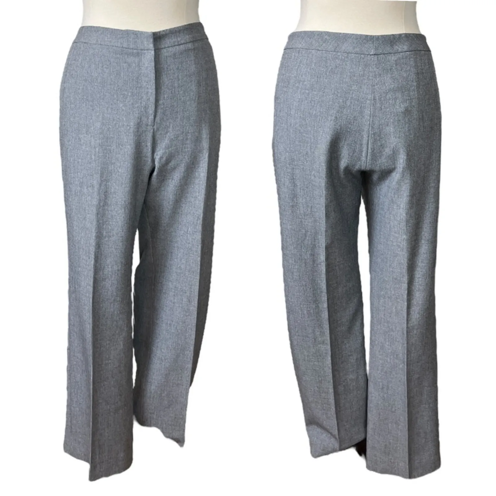 Kasper Women’s Pant Suit 2 Button Kate Classic Fit Notch Lapel Gray Plus Size 16 - Image 10