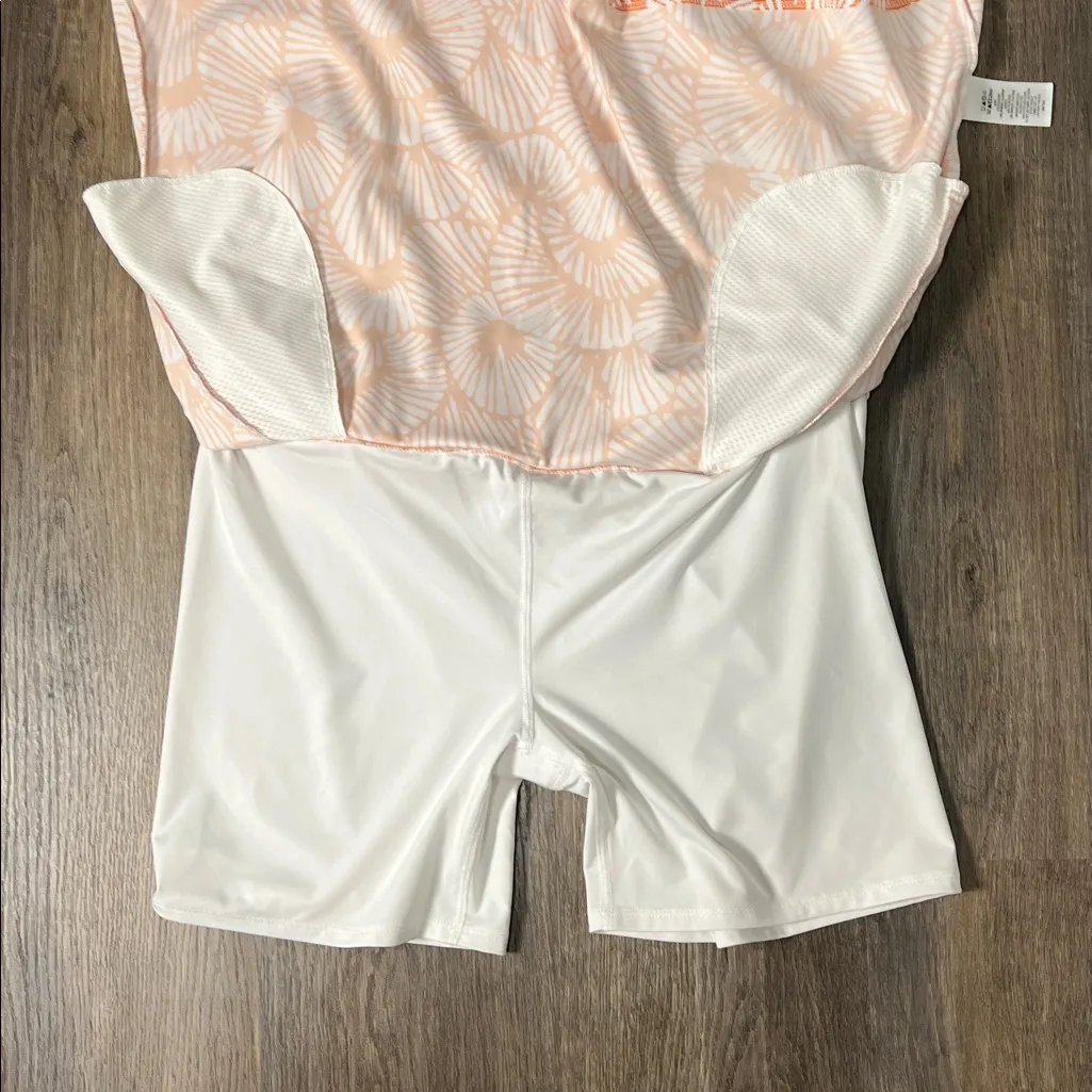 Tommy Bahama Golf Orange and White Patterned Skort Size Large - Image 8