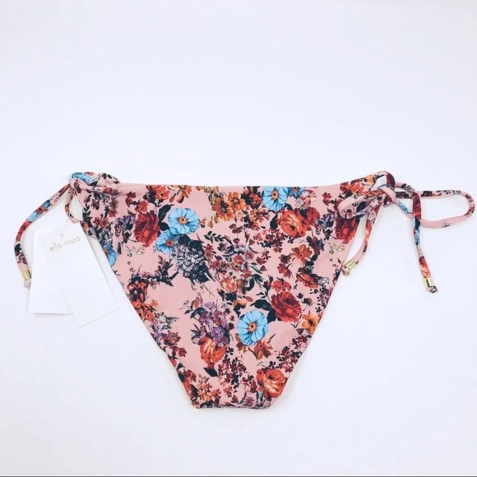 Ella Moss Side Tie Floral‎ Bikini Bottom NWT - Image 3
