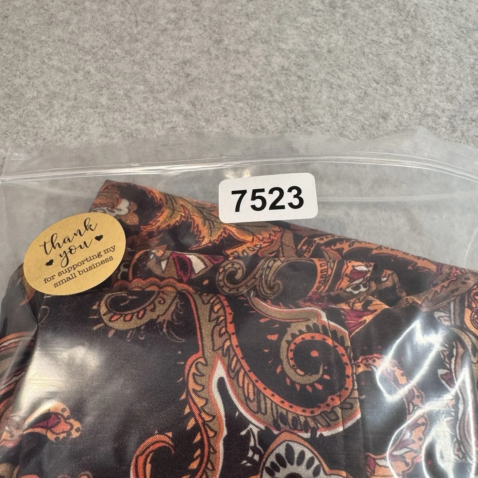 Vintage Y2K Worthington Skirt Womens 18 Orange Paisley Satin Preppy Grunge Fairy - Image 15