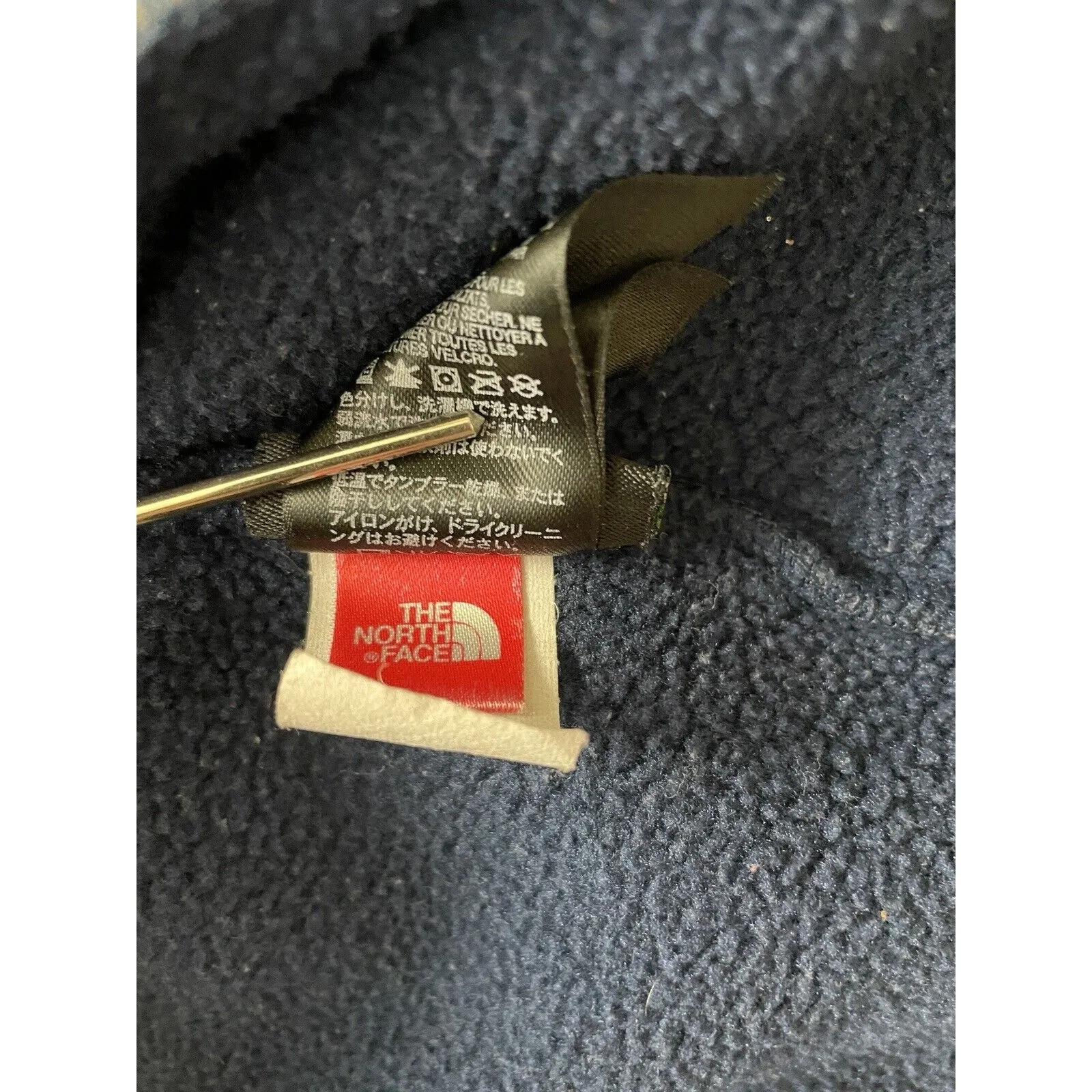 The North Face Summit Series Women's Wind Stopper Size Large Jacket Blue Gray - Image 11