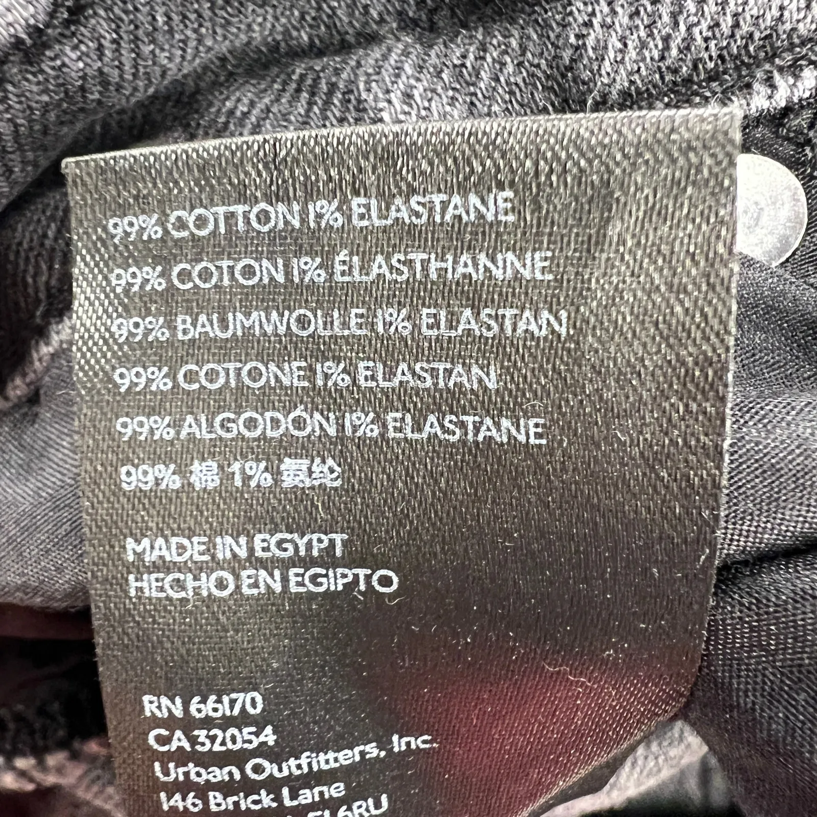 BDG Urban Outfitters Black Stretch High Rise Flare Distressed Jeans Size 28 - Image 11