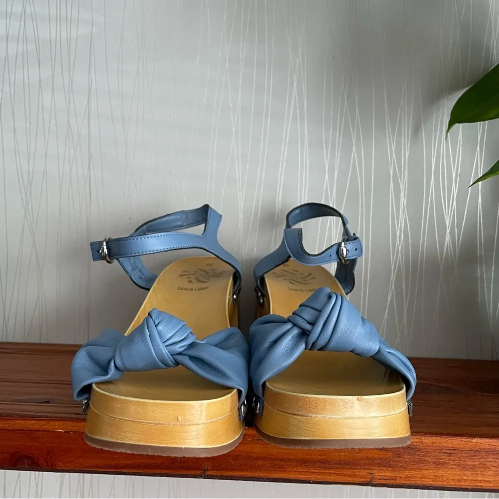 Sam & Libby Wood Sandals - Image 4