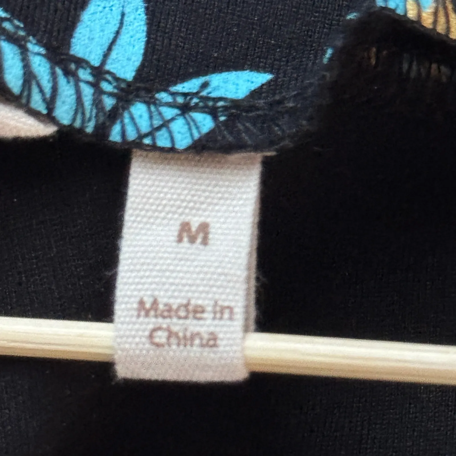 Soft Surroundings Chinoiserie Pants Women Medium Pull On Black Blue Floral Party - Image 7