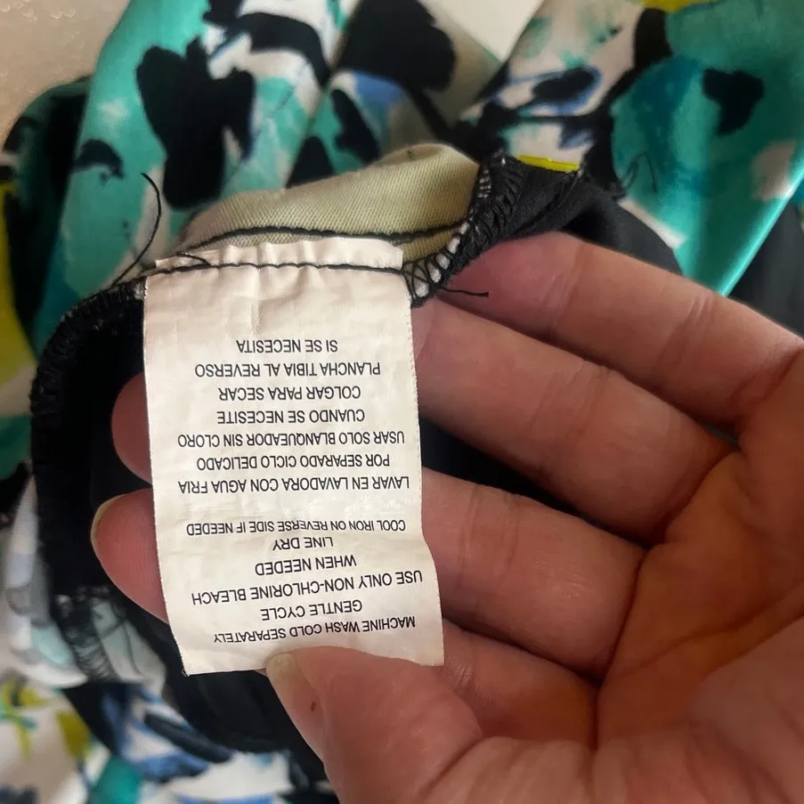 Speechless Y2K Floral Halter Dress Sz M Boho Watercolor Sundress Babydoll Flowy - Image 11