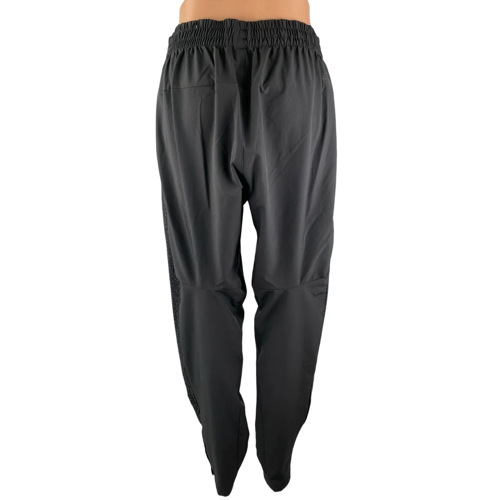 Adidas Climalite Black High Rise Athletic Trousers Joggers Sweat Pants Size M - Image 2