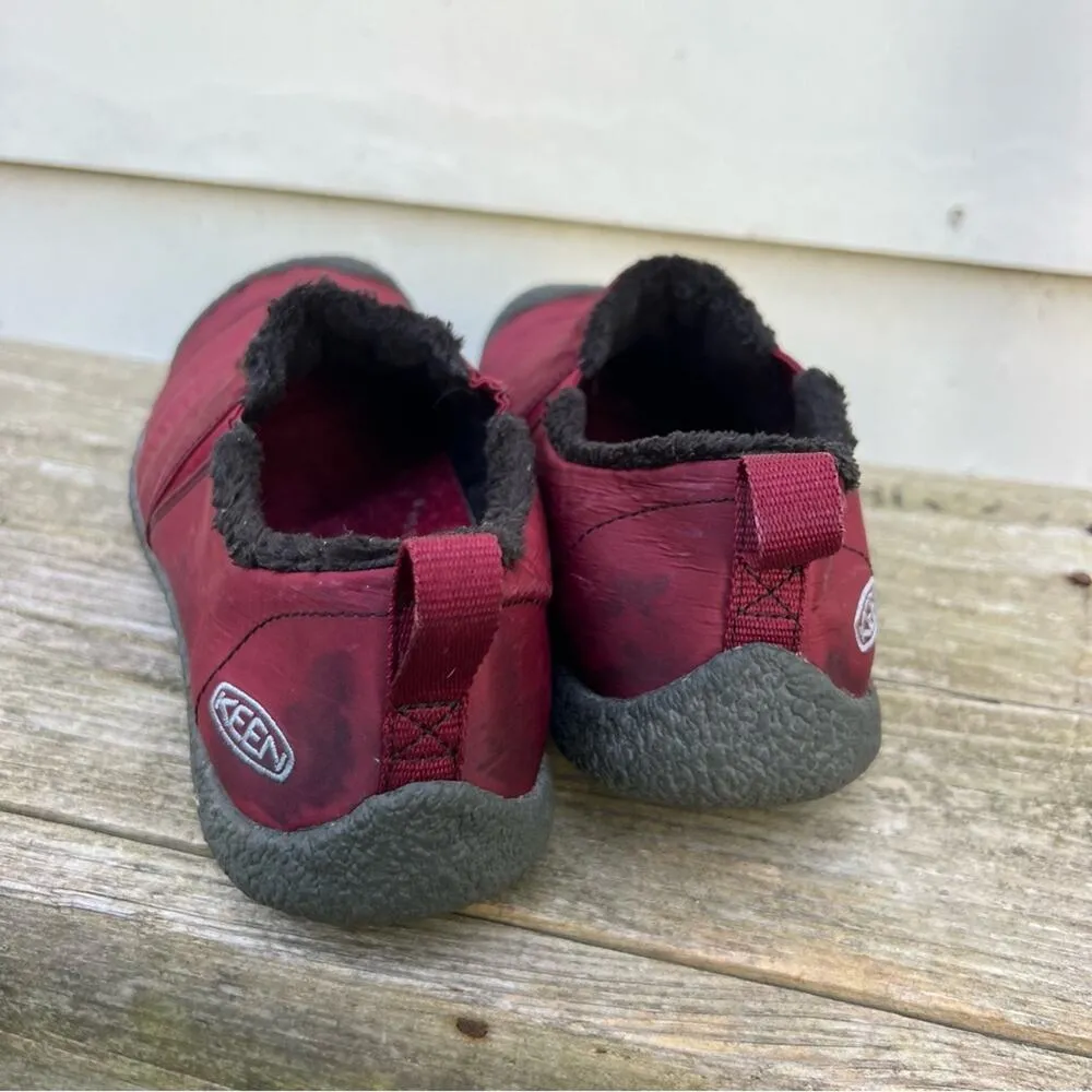 Keen Howser II Outdoors Slipper fleece lined Andorra cranberry 1026851 Size 10 - Image 4