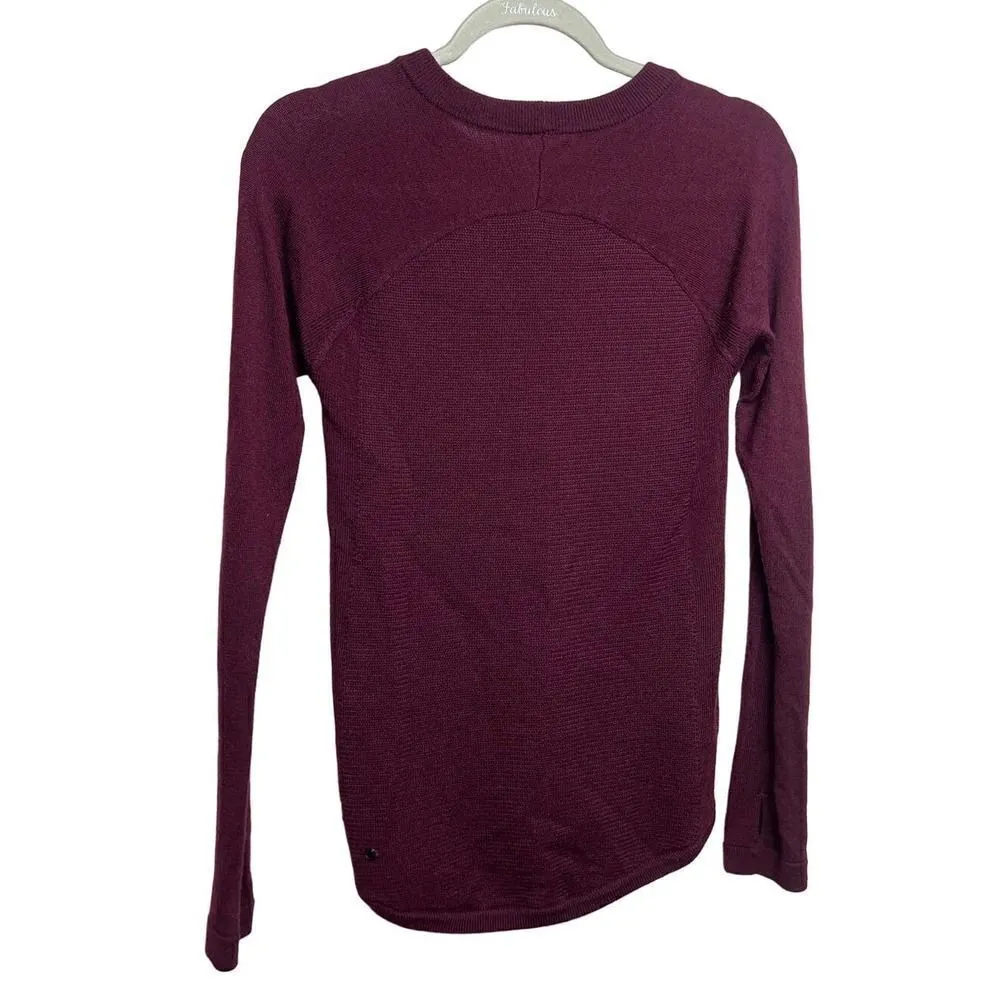 Lululemon Sit in Lotus Washable Wool Sweater Sz. 2 - Image 6