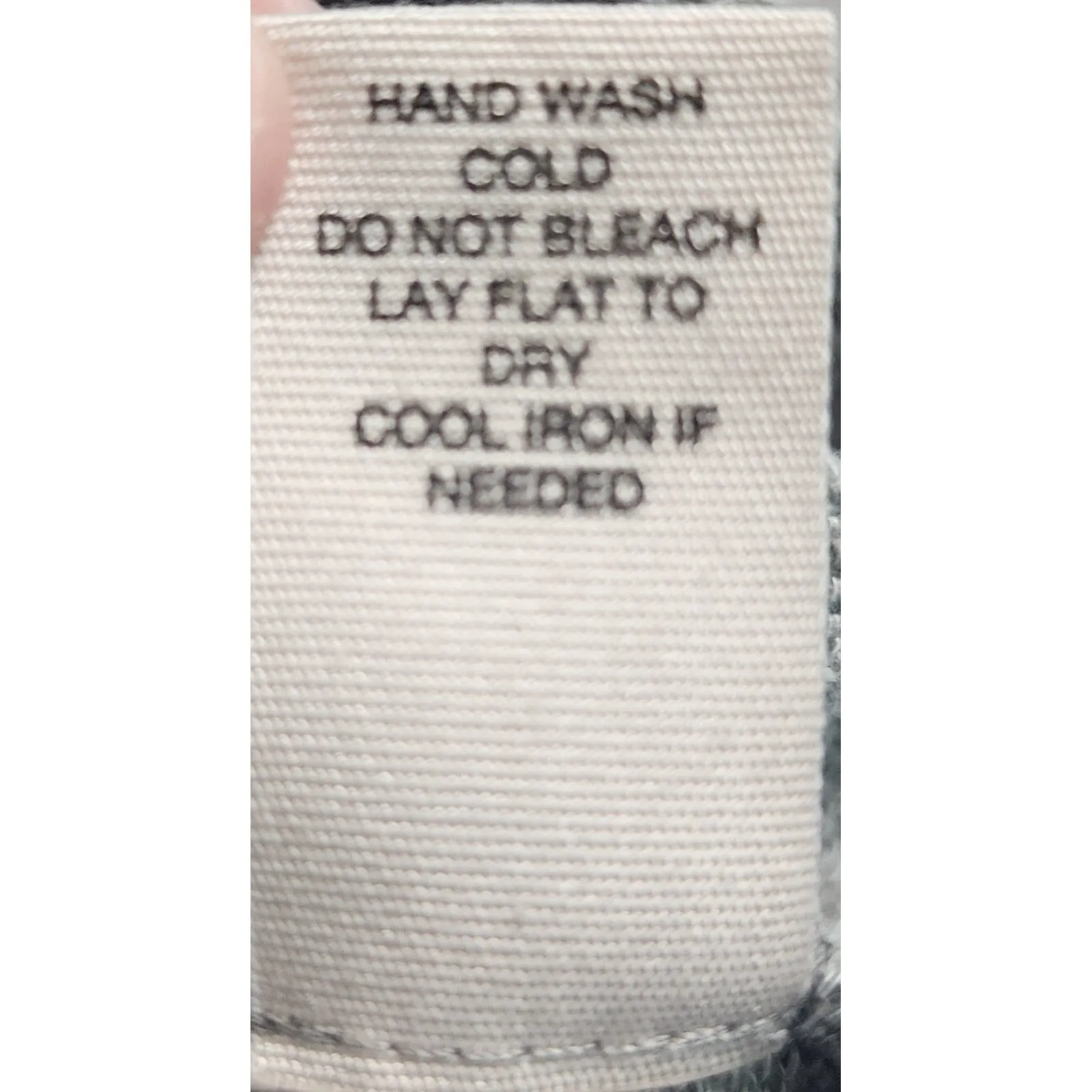 Wish & Whim Women's Heather Gray Lace Trimmed Hoodie Sweatshirt Size Medium - Image 7