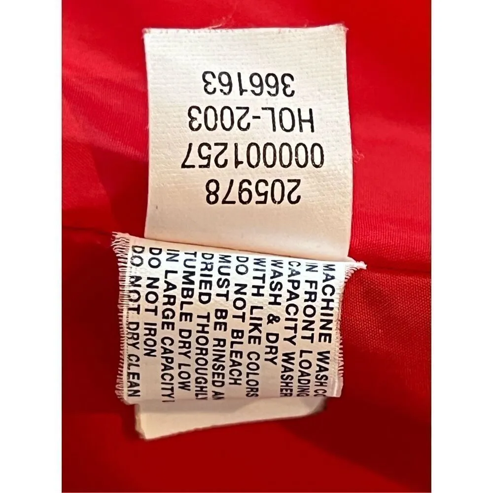 Gap Vintage Down Puffer‎ Zipper Winter Washable Vest Orange Spice MEDIUM Outdoor - Image 12