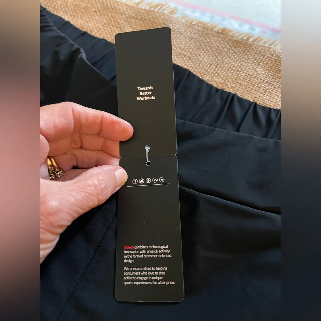 Baleaf Black NWT Casual Pants athleisure activewear golf hiking business casual - Image 5