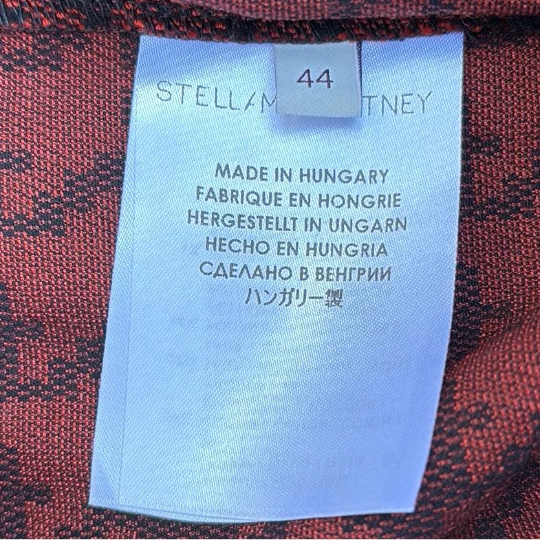 EUC Stella McCartney Houndstooth Zipper Punk Pants Medium Retail $990.00 - Image 12