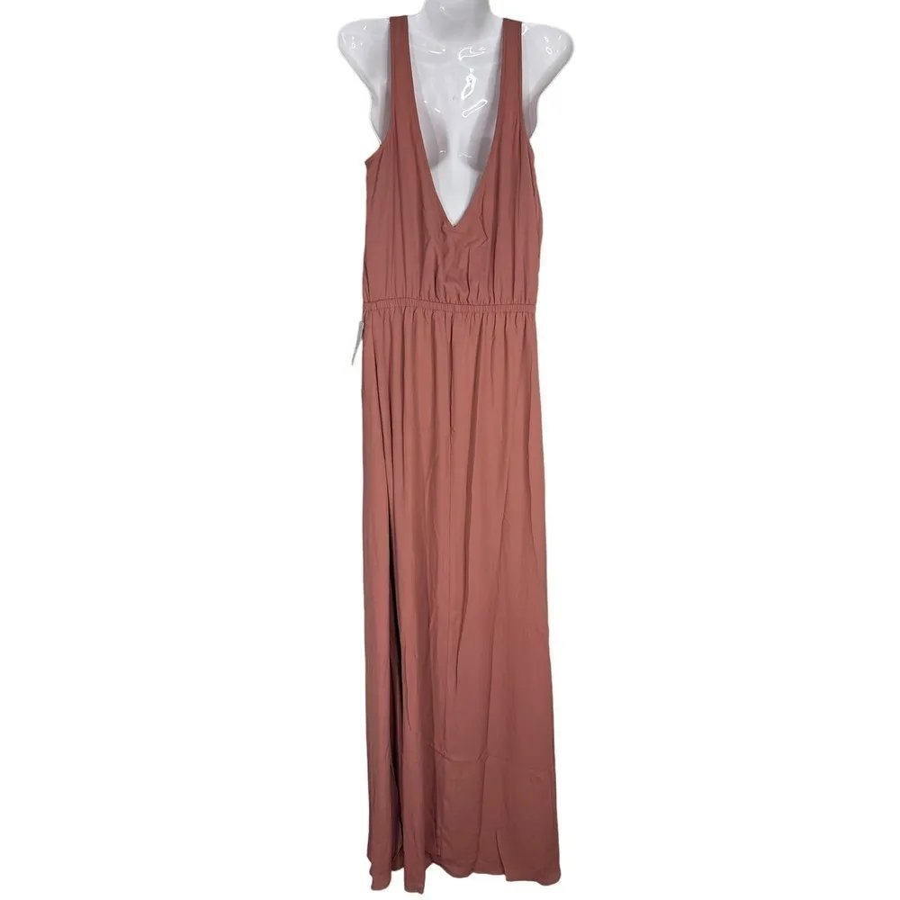 Show Me Your Mumu Kendall Maxi Dress Rustic Mauve‎ Crisp| XS| NWT - Image 7