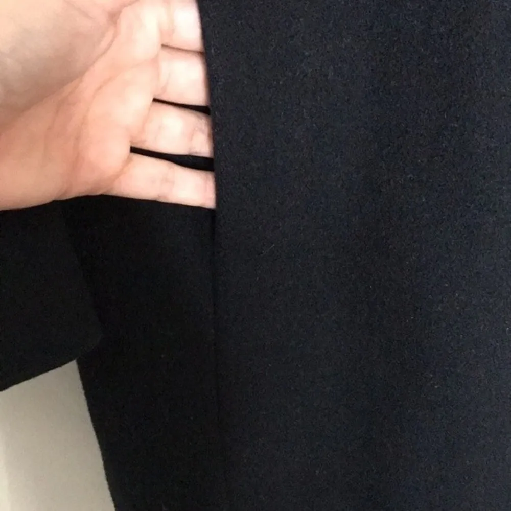 Vintage all outdoors Mackintosh of New England black wool button up coat blazer - Image 4