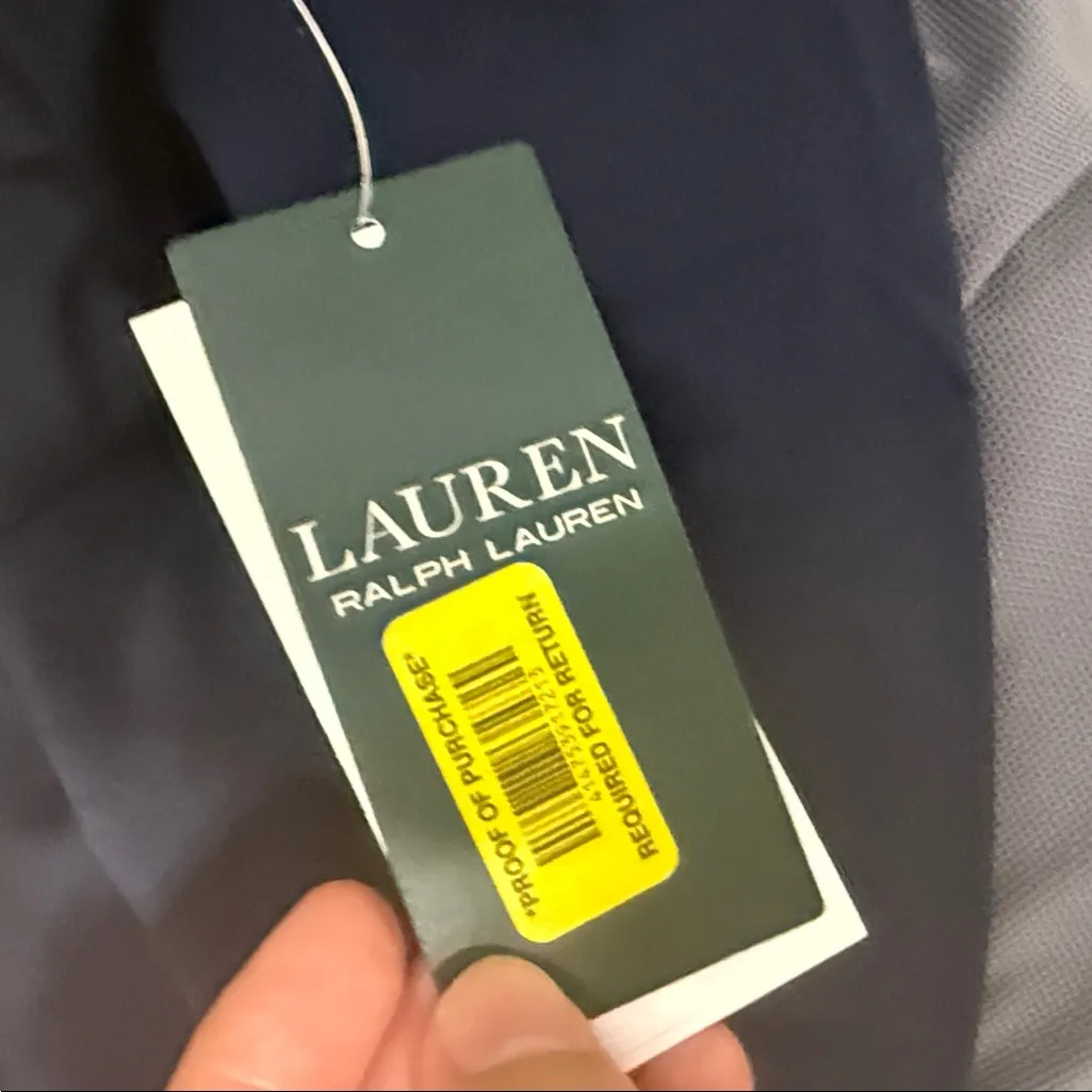 Lauren Ralph Lauren Navy Half-Sleeve Bodysuit, size XL, NEW - Image 13