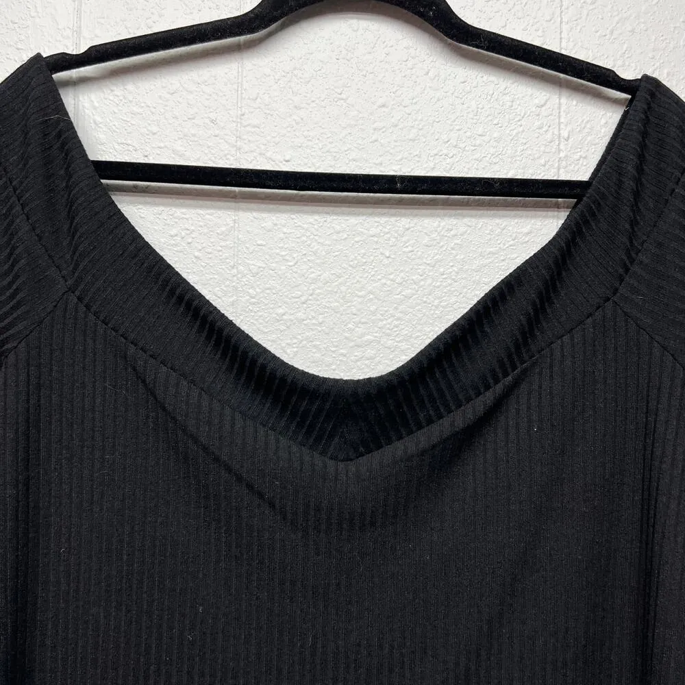 Torrid Ribbed Top Womens 2X Stretch Fitted Casual Workwear Party Evening Dressy - Image 2