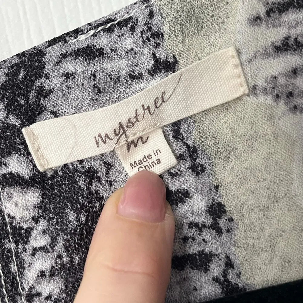 Mystree Sleeveless Watercolor Print Top - Size M - Image 5