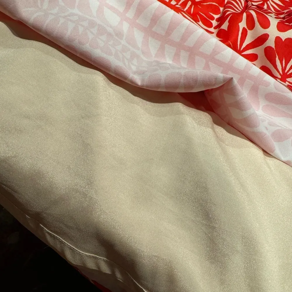 Joy Joy Tiered Trim Halter Dress in Red Rowan Size Small - Image 6